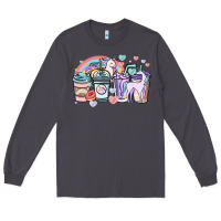 Smoke unicorn coffee cups Long Sleeve Tee - NancyCooperArtShop
