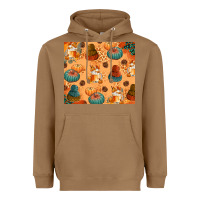 Toasted Coconut Fall Pumpkins Autumn Coffee Heavyweight Hoodie - texasbilliewilder