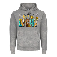 Cloud Rock be the light Vintage Hoodie - NancyCooperArtShop