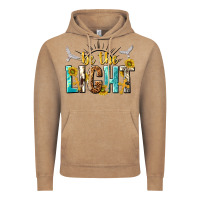 Vintage Coffee be the light Vintage Hoodie - NancyCooperArtShop