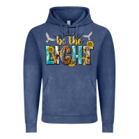 Vintage Denim be the light Vintage Hoodie - NancyCooperArtShop