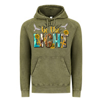 Vintage Olive be the light Vintage Hoodie - NancyCooperArtShop