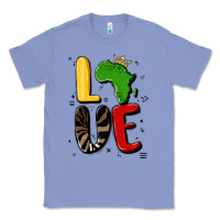 Colony Blue africa love Classic Tee - MaliasSmallBusiness