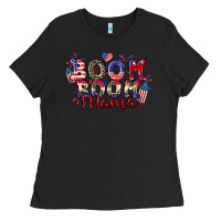 Boom Boom Mama 4th Of July Ladies Tee | Teevron