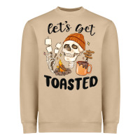 Mushroom let's get toasted camping Heavyweight Sweatshirt - MaliasSmallBusiness