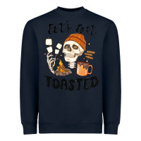 Navy let's get toasted camping Heavyweight Sweatshirt - MaliasSmallBusiness