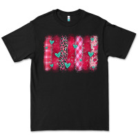 Black valentines day brushstroke Premium Tee - OliviaCreatesArt