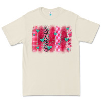 Bone valentines day brushstroke Premium Tee - OliviaCreatesArt