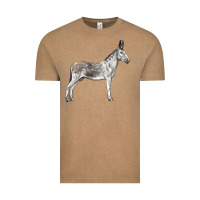 Vintage Coffee Andalusian Donkey Vintage Tee - LillyAllenDesigns