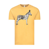 Vintage Mustard Andalusian Donkey Vintage Tee - LillyAllenDesigns