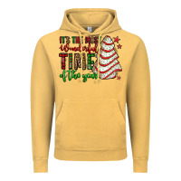 Vintage Mustard it's the most wonderful time of the year christmas tree cake Vintage Hoodie - Jasminsmagicworld