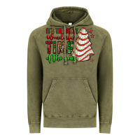 Vintage Olive it's the most wonderful time of the year christmas tree cake Vintage Hoodie - Jasminsmagicworld