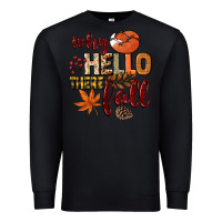Black Why hello there Fall Premium Sweatshirt - NancyCooperArtShop