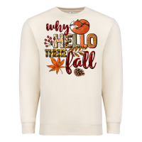 Sandshell Why hello there Fall Premium Sweatshirt - NancyCooperArtShop