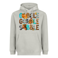 Moon Dust Gobble Gobble Gobble with Turkey Heavyweight Hoodie - texasbilliewilder