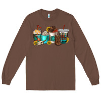 Chestnut western coffee cups Long Sleeve Tee - NancyCooperArtShop