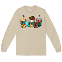 Mushroom western coffee cups Long Sleeve Tee - NancyCooperArtShop