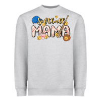 Heather Grey softball MAMA Heavyweight Sweatshirt - MaliasSmallBusiness