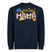 Navy softball MAMA Heavyweight Sweatshirt - MaliasSmallBusiness