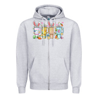 Heather Grey obsessive cup disorder easter Zipper Hoodie - Artiststas