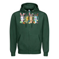 Sports Green obsessive cup disorder easter Zipper Hoodie - Artiststas