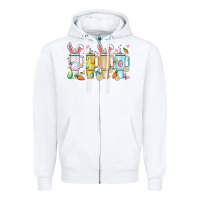 White obsessive cup disorder easter Zipper Hoodie - Artiststas