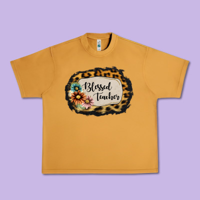 Blessed Teacher Urban Heavy Tee Designed By Jasminsmagicworld