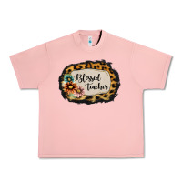 Salmon Blessed Teacher Urban Heavy Tee - Jasminsmagicworld