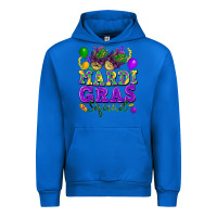 Cobalt Mardi Gras squad Urban Hoodie - FaDigitalArtStudio