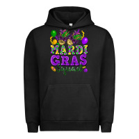 Pigment Black Mardi Gras squad Urban Hoodie - FaDigitalArtStudio
