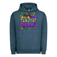 Pigment Midnight Navy Mardi Gras squad Urban Hoodie - FaDigitalArtStudio