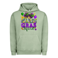 Pigment Oil Green Mardi Gras squad Urban Hoodie - FaDigitalArtStudio