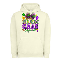 Pigment Pistachio Mardi Gras squad Urban Hoodie - FaDigitalArtStudio