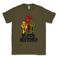 Army Green black history malia Classic Tee - MaliasSmallBusiness