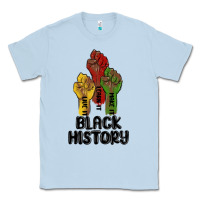 Dusty Blue black history malia Classic Tee - MaliasSmallBusiness