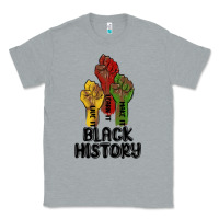 Heather Grey black history malia Classic Tee - MaliasSmallBusiness