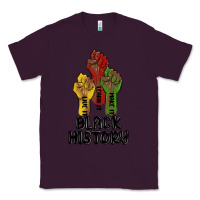 Plum black history malia Classic Tee - MaliasSmallBusiness