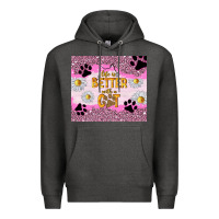 Charcoal Heather life is better with a cat Premium Hoodie - TumblerDesignByShophia