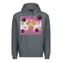 Rock life is better with a cat Premium Hoodie - TumblerDesignByShophia