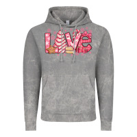Cloud Rock love pink christmas tree cake Vintage Hoodie - Jasminsmagicworld