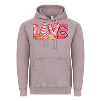 Vintage Zinc love pink christmas tree cake Vintage Hoodie - Jasminsmagicworld