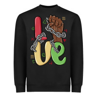 Black love juneteenth Heavyweight Sweatshirt - MaliasSmallBusiness