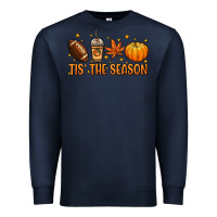 Navy Tis' the season Premium Sweatshirt - NancyCooperArtShop