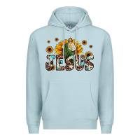Blue Mist jesus san judas Premium Hoodie - JahusDesignShop