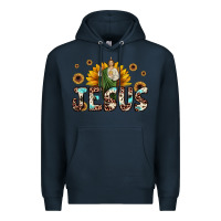Navy jesus san judas Premium Hoodie - JahusDesignShop