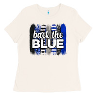 Bone Back the blue brushstrokes Ladies Tee - Neo Western