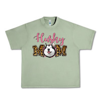 Oil Green Husky Mom Urban Heavy Tee - Jasminsmagicworld
