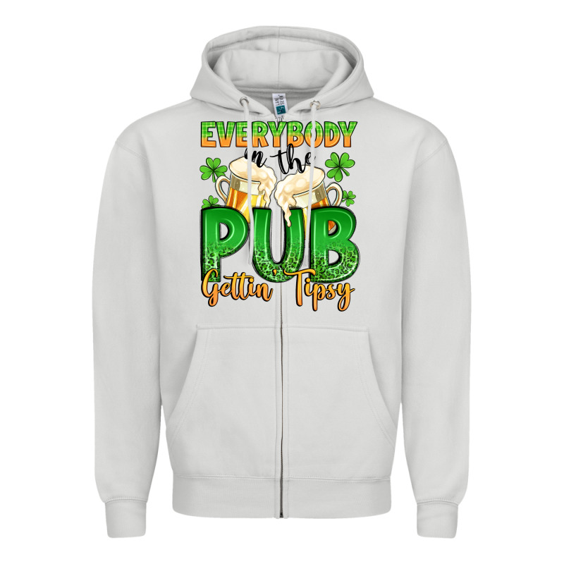 Everybody In The Pub Gettin Tipsy Zipper Hoodie by Artiststas | Teevron
