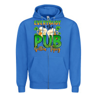 True Royal everybody in the pub gettin tipsy Zipper Hoodie - Artiststas