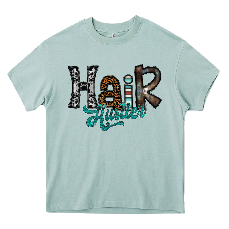 Hair Hustler Heavy Core Tee by SublimationCraftShop | Teevron